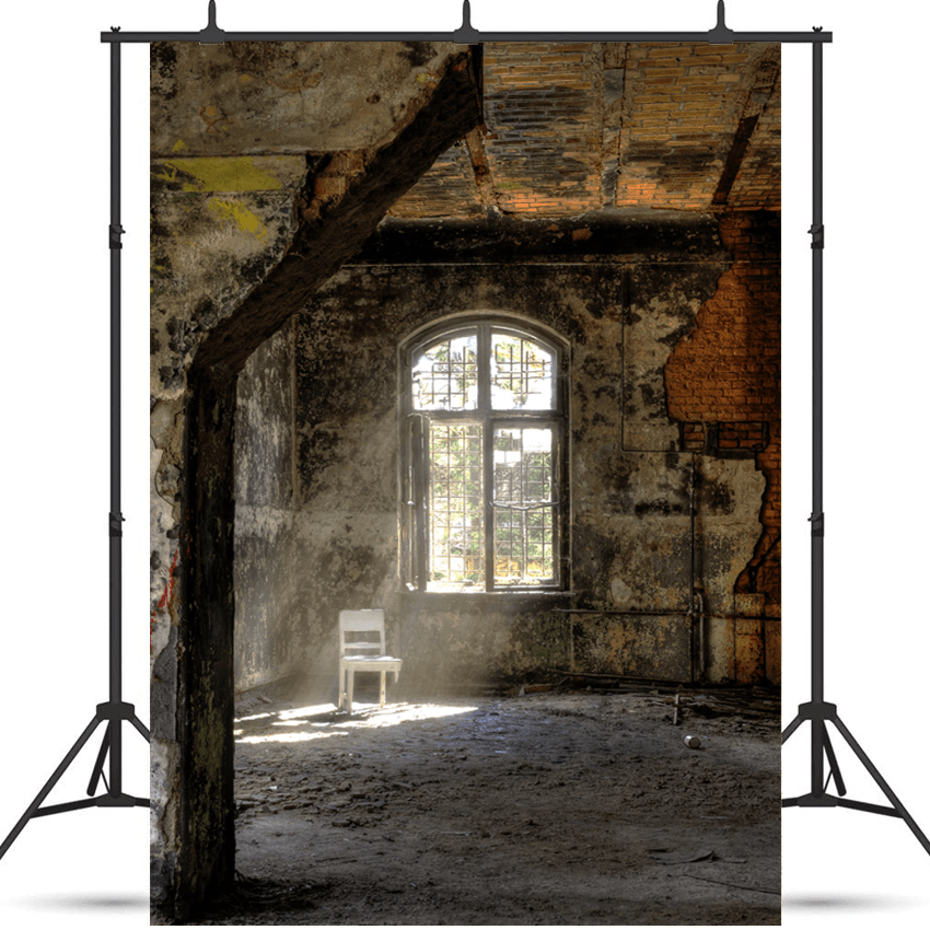 Chair In The Sunlight Grunge Backdrop for Photography SBH0232
