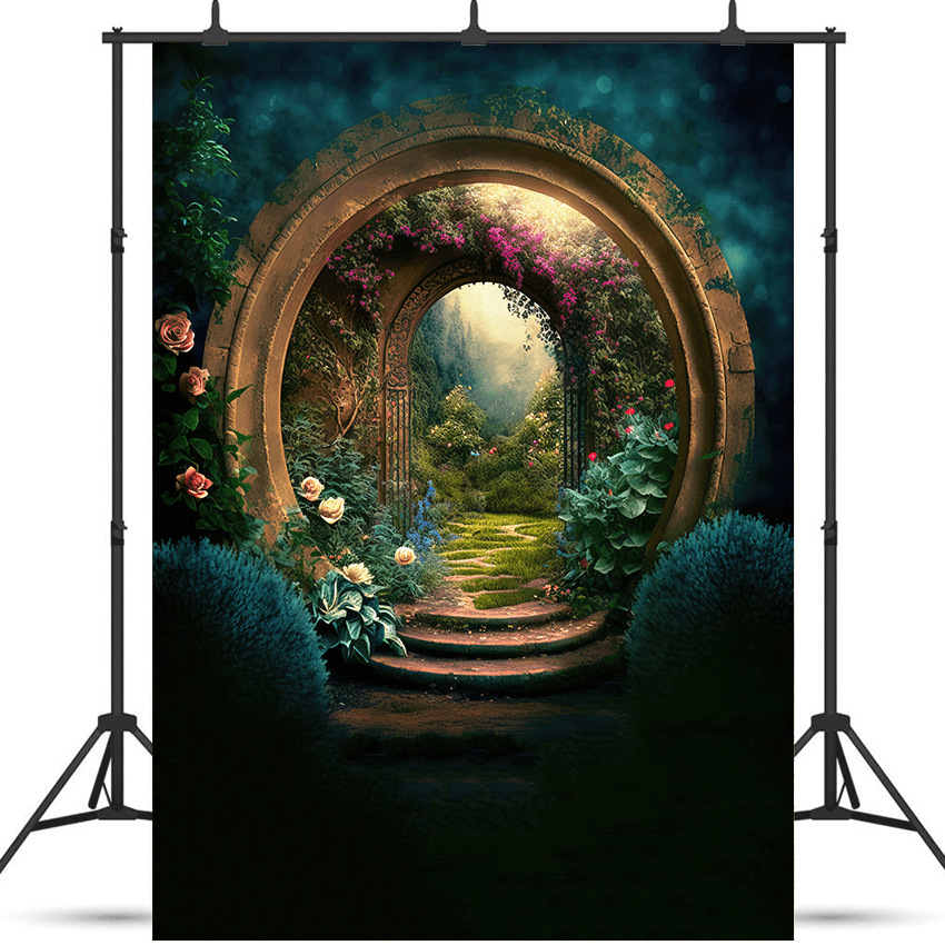 Magic Fairytale Garden Backdrop for Photography SBH0475