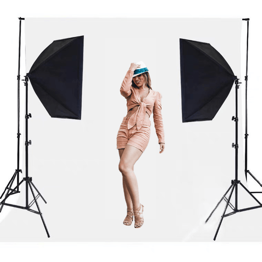 2pcs Softbox Photography Soft Lighting Kit 20"X28" with Carrying Bag for Photo Studio