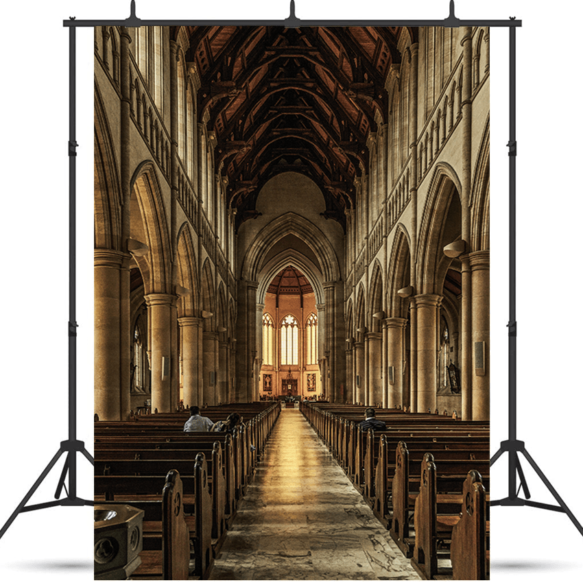 Gorgeous Church Interior Backdrop for Photoshoot SBH0204