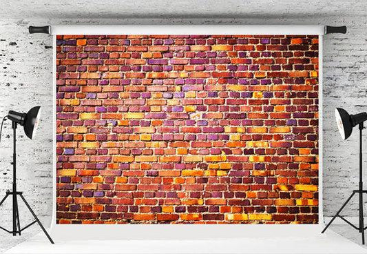 Brick Wall Red Bricks Wall Texture Background for Photo Video Studio KH02480