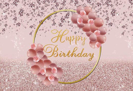 Balloon Flower Decoration Backdrop for Birthday Photography