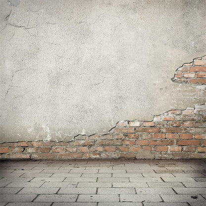 Old Brick Wall Weathered Vintage Photography Backdrops