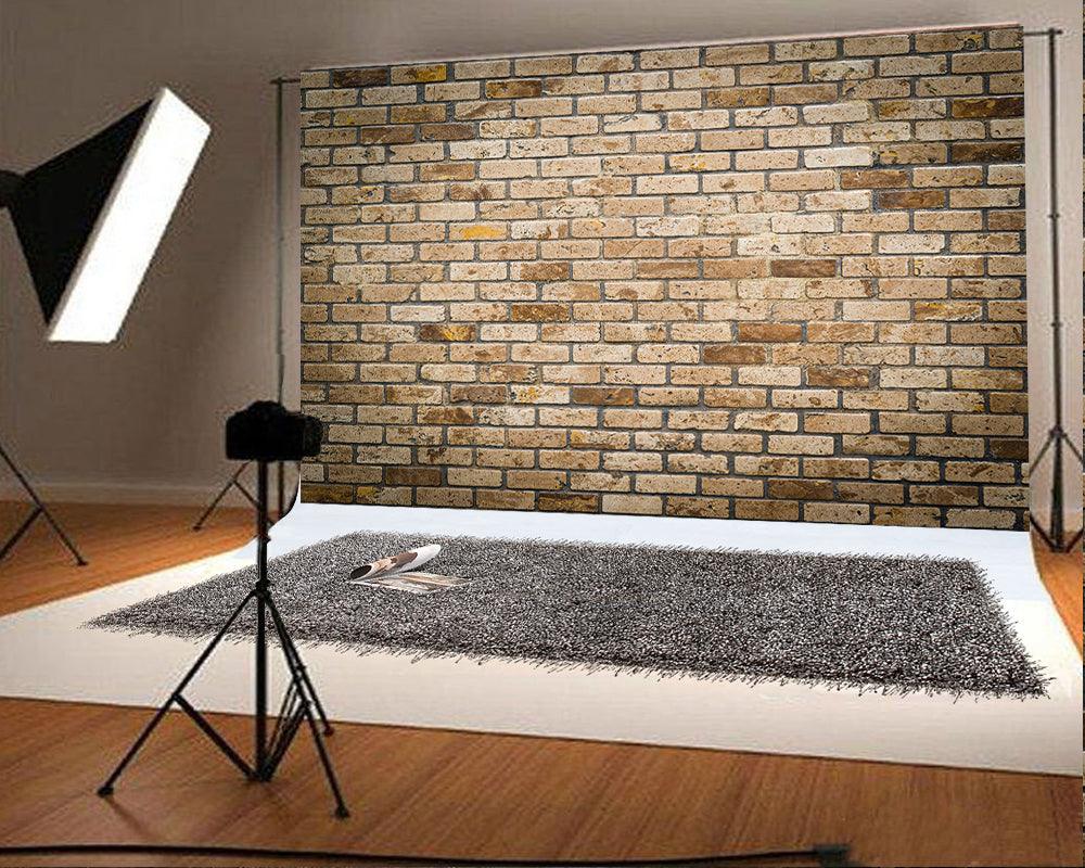 Brown Brick Wall Photography Backdrops
