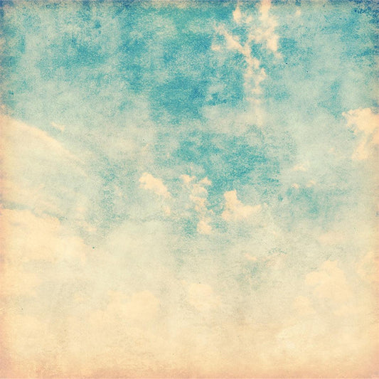 White Blue Sky Pattern Abstract Photo Backdrop