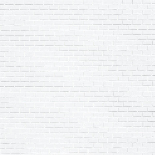 Brick White Photography Booth Prop Backdrop for Portrait