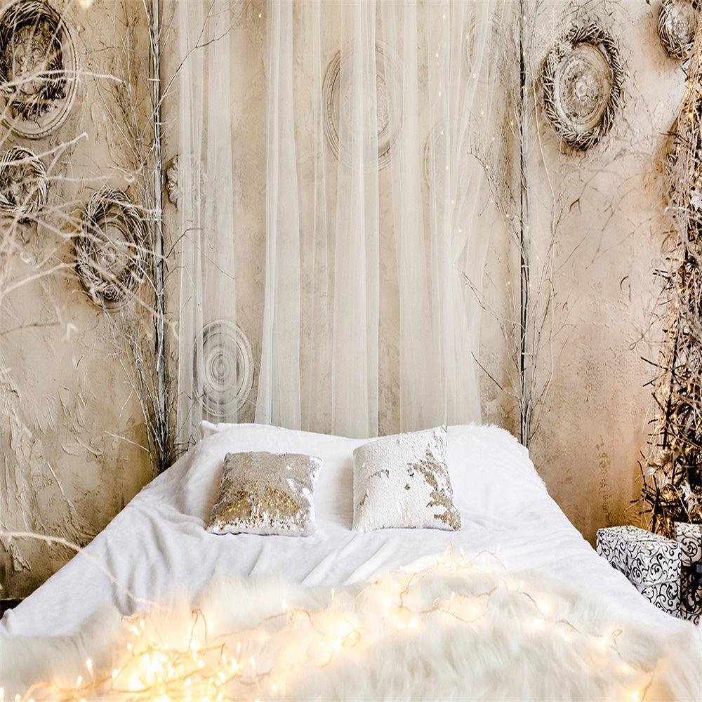 Bohemia Yarn Abstract Headboard Photography Backdrops