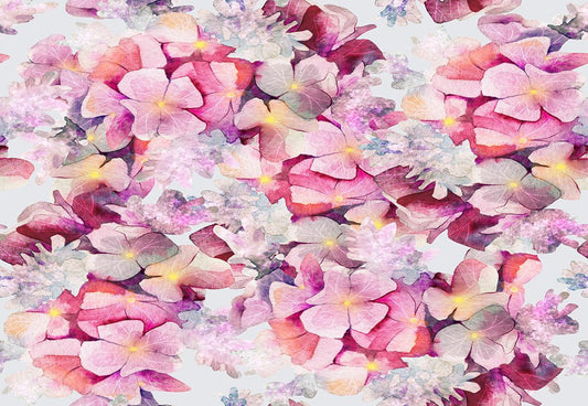 Pink Flowers Baby Show Photo Backdrop for Picture
