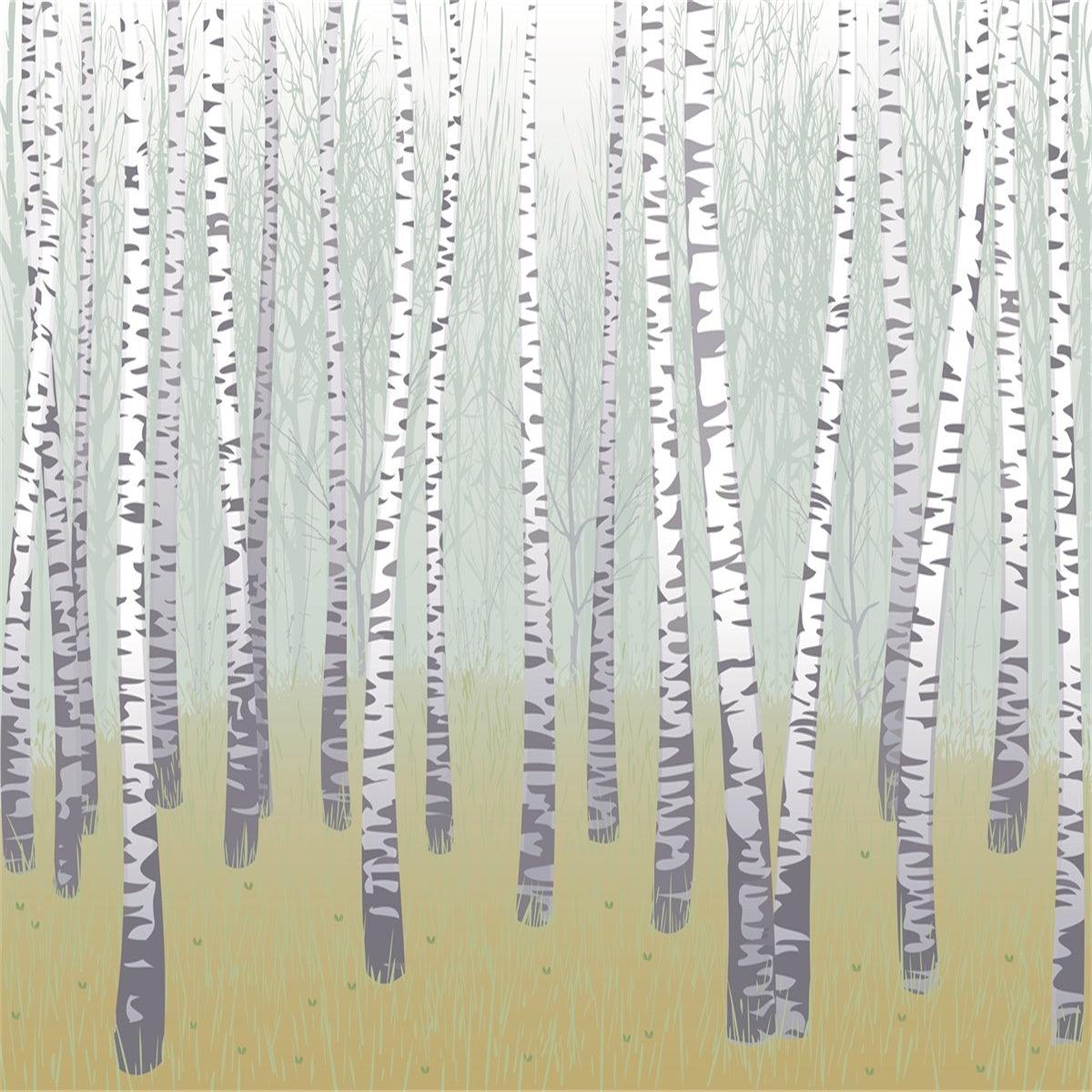 Cartoon Fair Forest Branches Baby Show Photography Backdrops