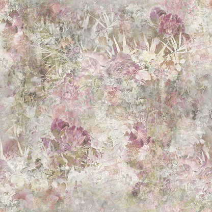 Watercolor Painting of Leaf and Flowers Photography Backdrop SBH0029