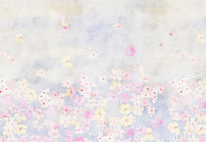 Beautiful Watercolor Flower Bouquet Photo Backdrop for Photo Video Studio SBH0043