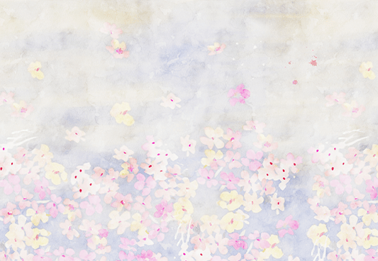 Beautiful Watercolor Flower Bouquet Photo Backdrop for Photo Video Studio SBH0043