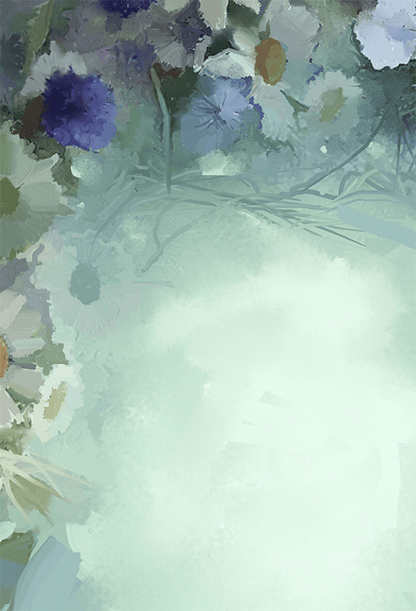 Green Watercolor Floral Abstract Wonderland Background for Photography Props SBH0055
