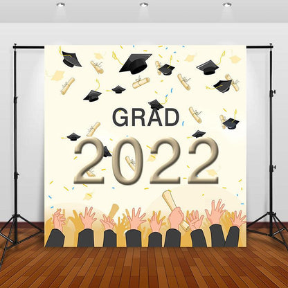 Bachelor Hat decoration Graduation Party Backdrop for Photography Graduation Party Decorations SBH0081