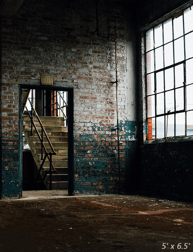 Abandoned Glass Factory Backdrop for Grunge Photography SBH0307