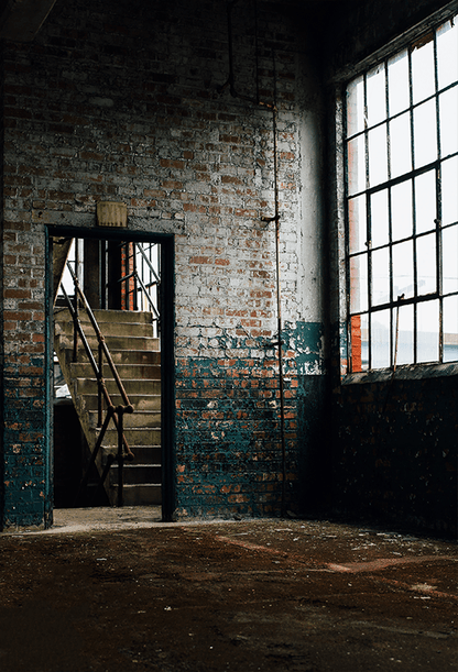 Abandoned Glass Factory Backdrop for Grunge Photography SBH0307
