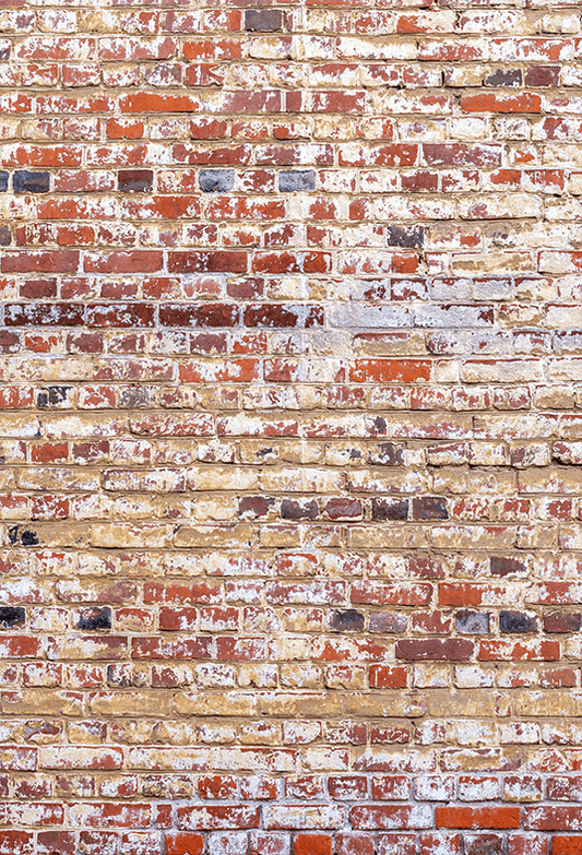 Old Red Brick Wall Backdrop for Grunge Photography SBH0327