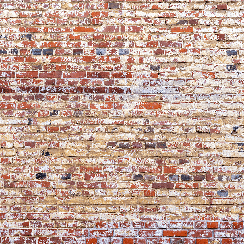 Old Red Brick Wall Backdrop for Grunge Photography SBH0327