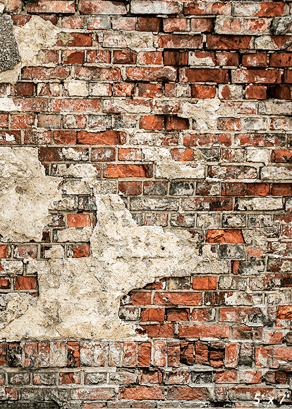 Weathered Brick Wall Backdrop for Grunge Photography SBH0328