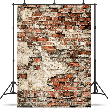 Weathered Brick Wall Backdrop for Grunge Photography SBH0328