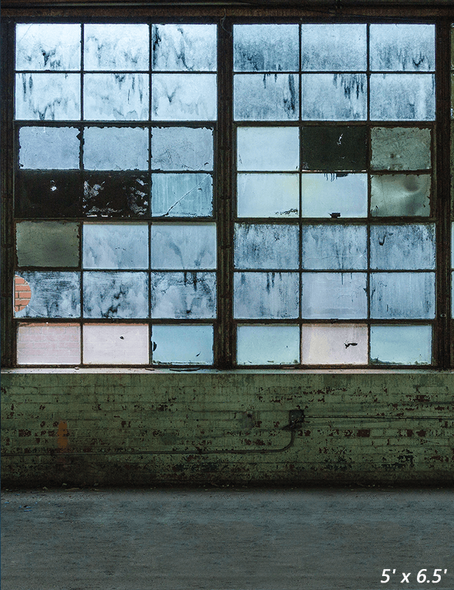 Abandoned Brick Factory Backdrop for Photography SBH0344