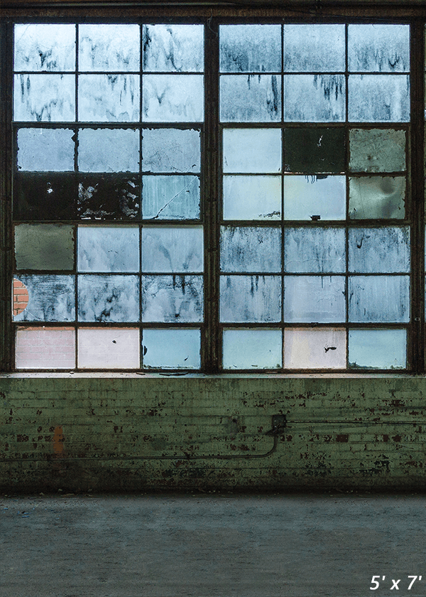 Abandoned Brick Factory Backdrop for Photography SBH0344