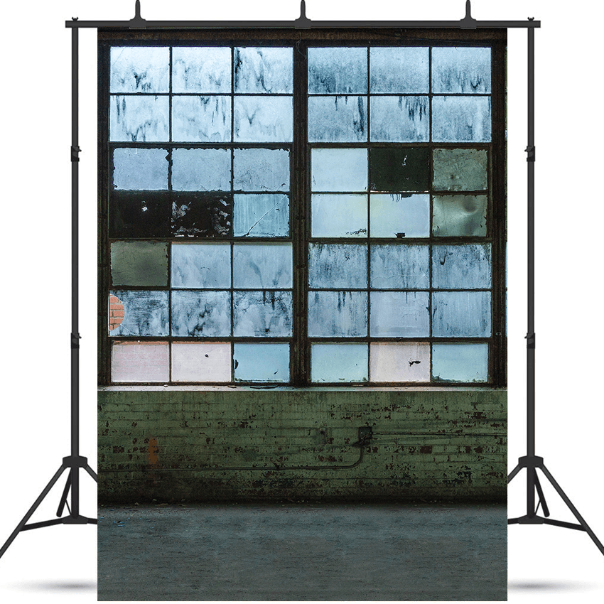 Abandoned Brick Factory Backdrop for Photography SBH0344