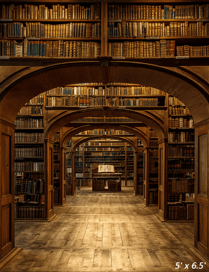 Historic Library Hall School Backdrop for Photography SBH0368