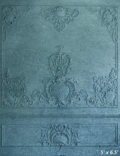 Blue Plaster Interior Wall Backdrop for Photography SBH0383