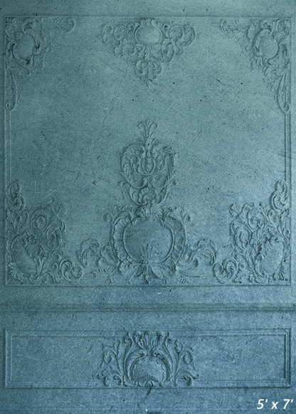 Blue Plaster Interior Wall Backdrop for Photography SBH0383