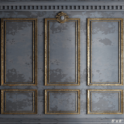 Grey Classic Interior Wall Backdrop for Photography SBH0384
