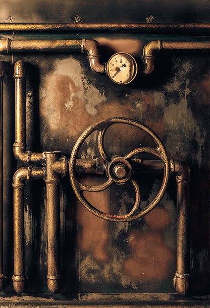 Vintage Steampunk Backdrop for Grunge Photo SBH0436