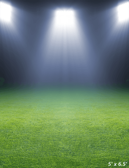 Green Soccer Field Fabric Backdrop for Photoshoot SBH0458