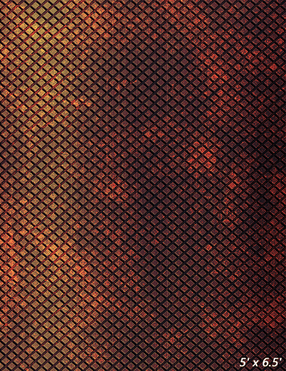 Geometric Grid Rusty Backdrop for Photoshoot SBH0464