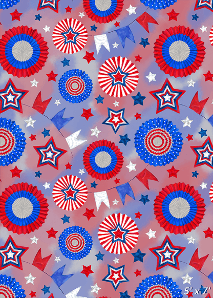 USA Independence Day Background Backdrop for Photo SBH0470