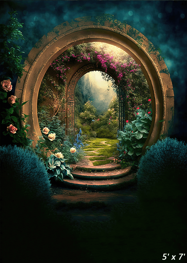 Magic Fairytale Garden Backdrop for Photography SBH0475
