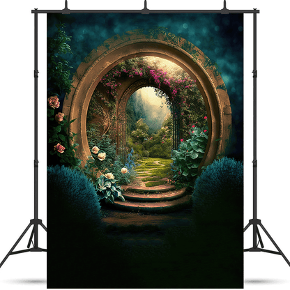 Magic Fairytale Garden Backdrop for Photography SBH0475