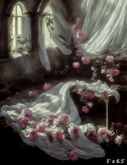 Dreamy Victorian House Background Backdrop SBH0514