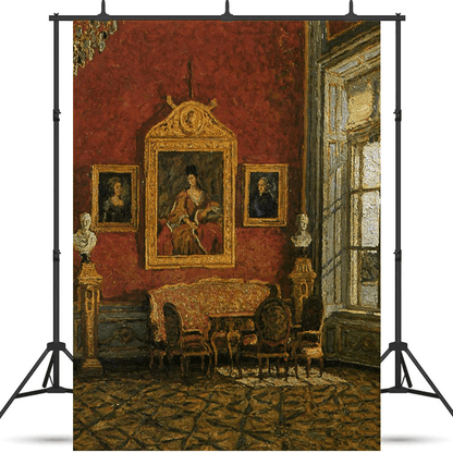 Royal Living Room Art Backdrop for Photo SBH0541