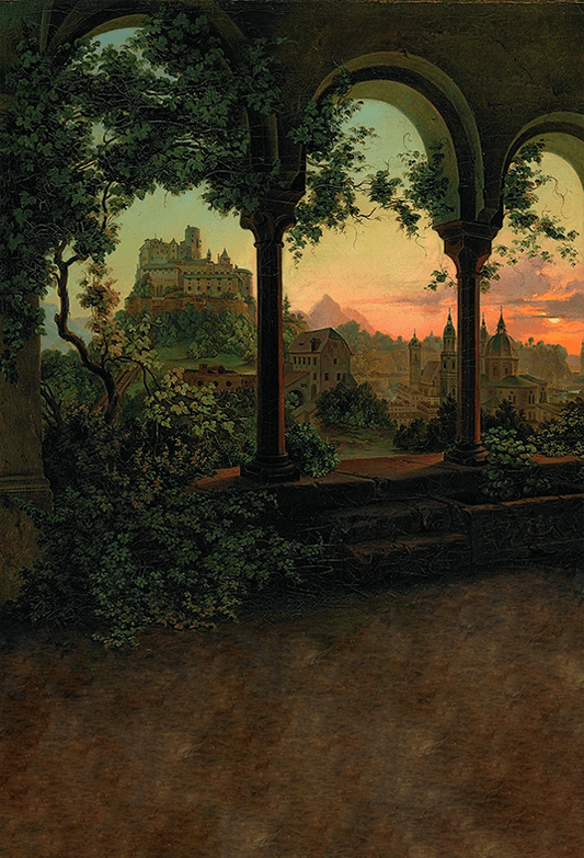 Castles and Medieval Themed Background Backdrop SBH0561