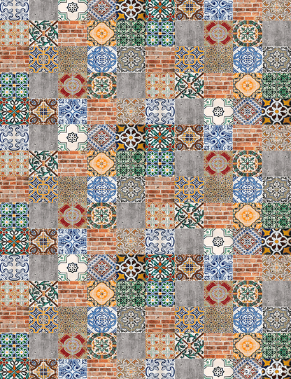 Ceramic Tiles Patterns Backdrop Background for Photo SBH0574