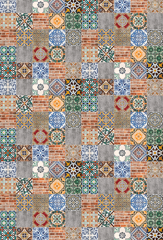 Ceramic Tiles Patterns Backdrop Background for Photo SBH0574