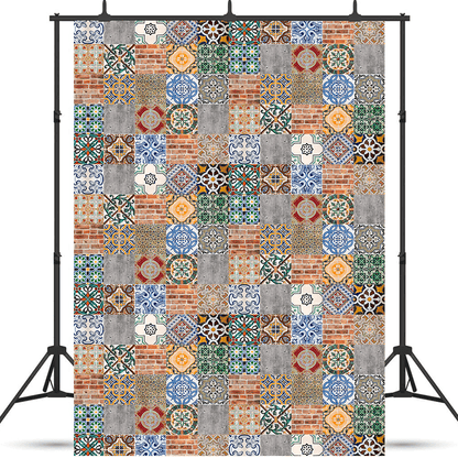 Ceramic Tiles Patterns Backdrop Background for Photo SBH0574