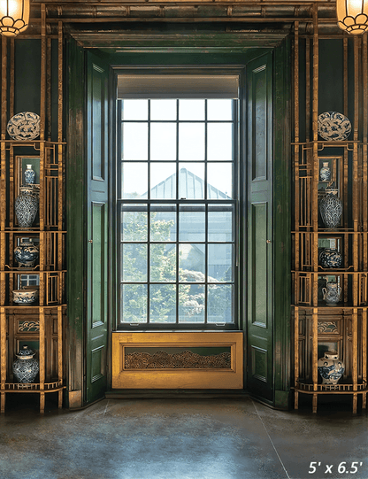 The Peacock Room Interior Wall Decor Background Backdrop  SBH0690