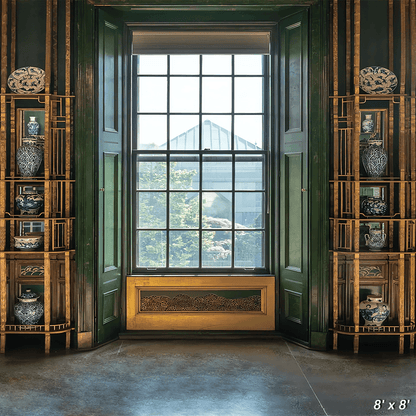 The Peacock Room Interior Wall Decor Background Backdrop  SBH0690
