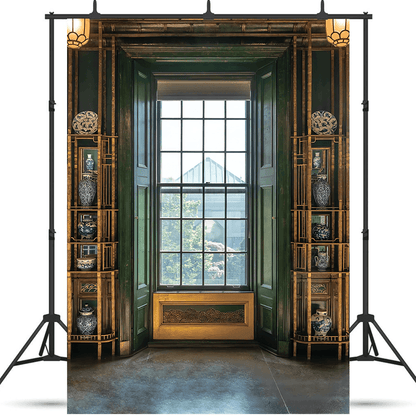 The Peacock Room Interior Wall Decor Background Backdrop  SBH0690