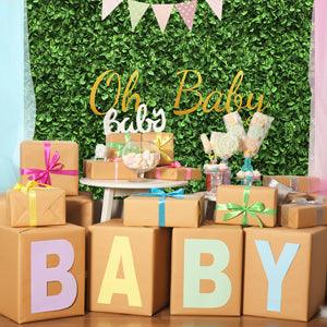 Dark Green Photography Backdrop for Baby Shower Party