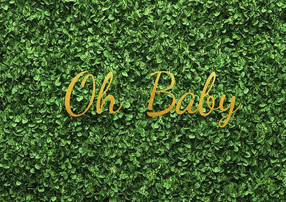 Dark Green Photography Backdrop for Baby Shower Party