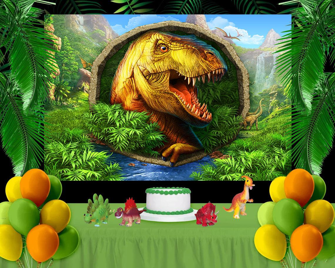 Jurassic Park World Tropical Jungle Dinosaurs Animal Birthday Party Decorations TKH1834